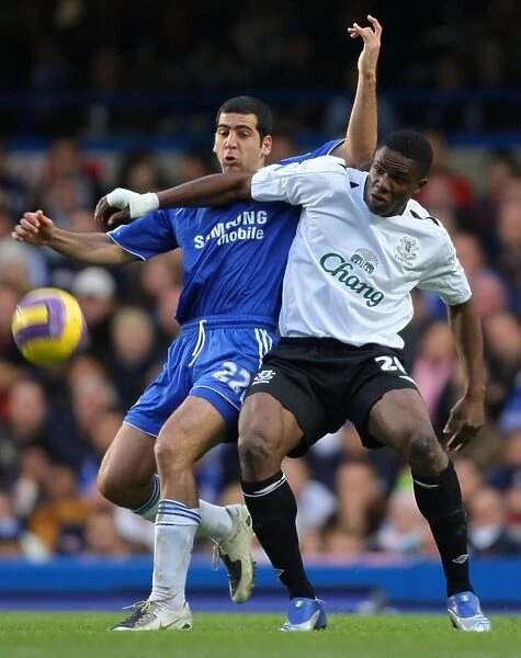 Anichebe vs. Ben Haim: Intense Battle at Stamford Bridge, 07-08 Premier League