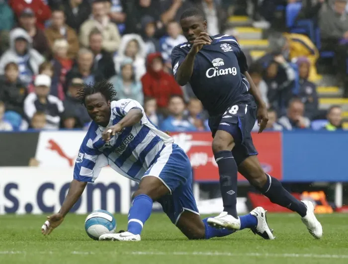 Framed Print : Anichebe vs. Bikey: Everton vs. Reading FA Premier League Showdown (07 / 08) Framed Print : Anichebe vs. Bikey: Everton vs. Reading FA Premier League Showdown (07 / 08)