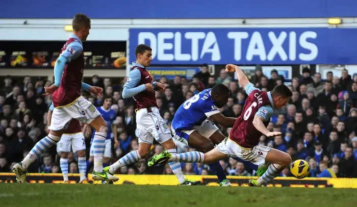 Framed Print : Anichebe's Strike: Everton vs. Aston Villa - 2-2 Barclays Premier League Draw (02-02-2013) Framed Print : Anichebe's Strike: Everton vs. Aston Villa - 2-2 Barclays Premier League Draw (02-02-2013)