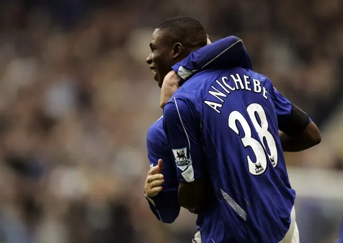 Framed Print : Anichebe's Thrilling Goal: Everton's Victory Over West Brom, FA Barclays Premiership, 2006