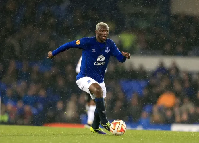 Framed Print : Arouna Kone in Action: Everton vs FK Krasnodar, UEFA Europa League Group H, Goodison Park Framed Print : Arouna Kone in Action: Everton vs FK Krasnodar, UEFA Europa League Group H, Goodison Park