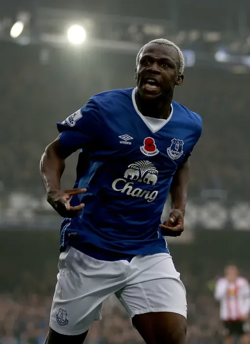 Framed Print : Arouna Kone's Fifth Goal Celebration: Everton vs. Sunderland in the Premier League Framed Print : Arouna Kone's Fifth Goal Celebration: Everton vs. Sunderland in the Premier League