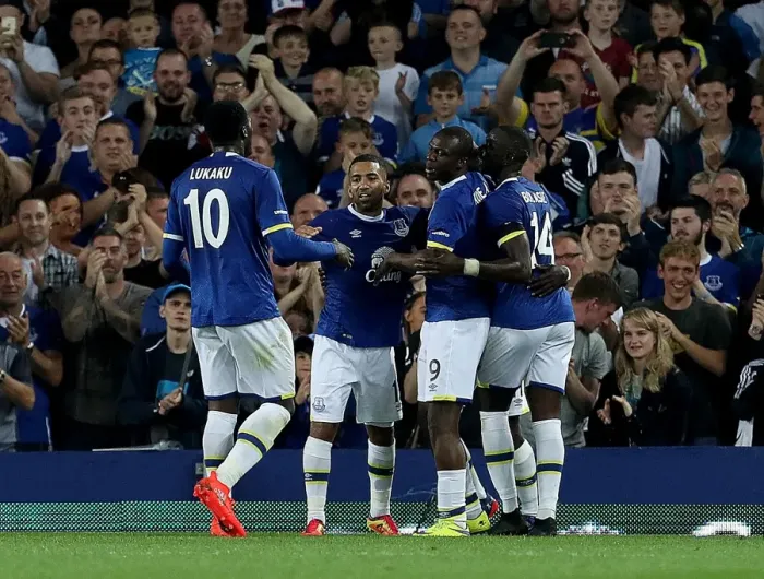 Framed Print : Arouna Kone's Hat-Trick: Everton's Dominance Over Yeovil Town in EFL Cup Framed Print : Arouna Kone's Hat-Trick: Everton's Dominance Over Yeovil Town in EFL Cup