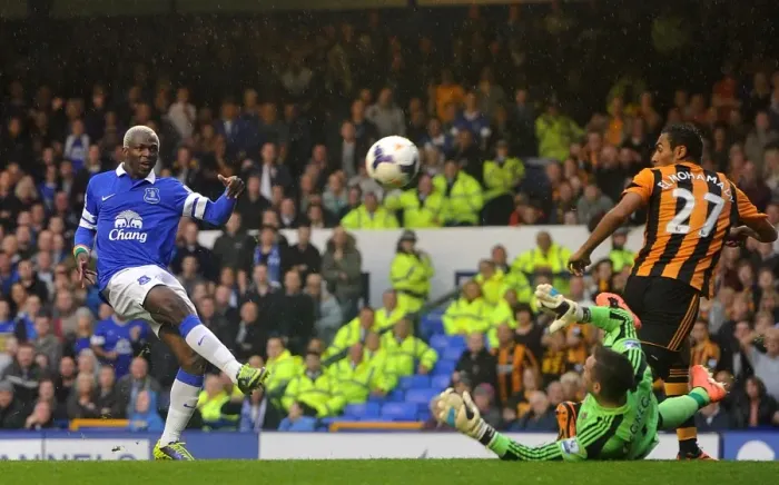 Framed Print : Arouna Kone's Missed Opportunity: Everton vs Hull City (19-10-2013, Goodison Park) Framed Print : Arouna Kone's Missed Opportunity: Everton vs Hull City (19-10-2013, Goodison Park)