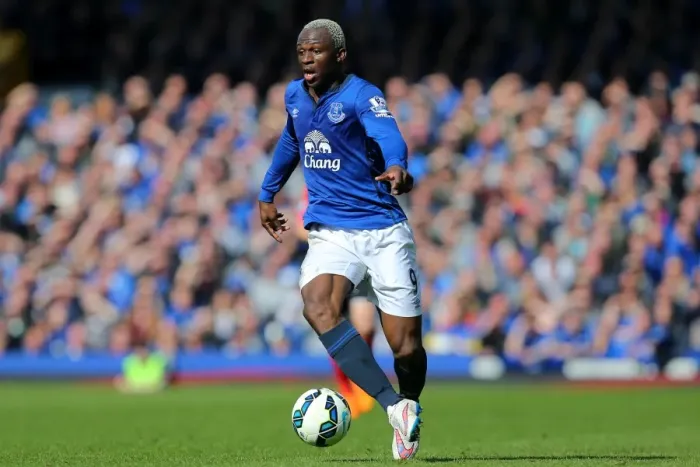 Framed Print : Arouna Kone's Thrilling Performance: Everton vs Southampton at Goodison Park - Barclays Premier League Framed Print : Arouna Kone's Thrilling Performance: Everton vs Southampton at Goodison Park - Barclays Premier League