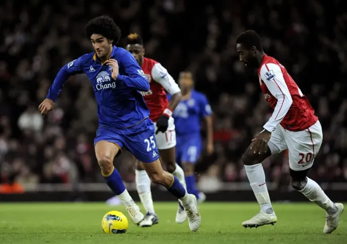 Framed Print : Barclays Premier League - Arsenal v Everton - Emirates Stadium