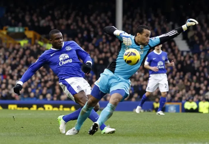 Framed Print : Barclays Premier League - Everton v Swansea City - Goodison Park Framed Print : Barclays Premier League - Everton v Swansea City - Goodison Park