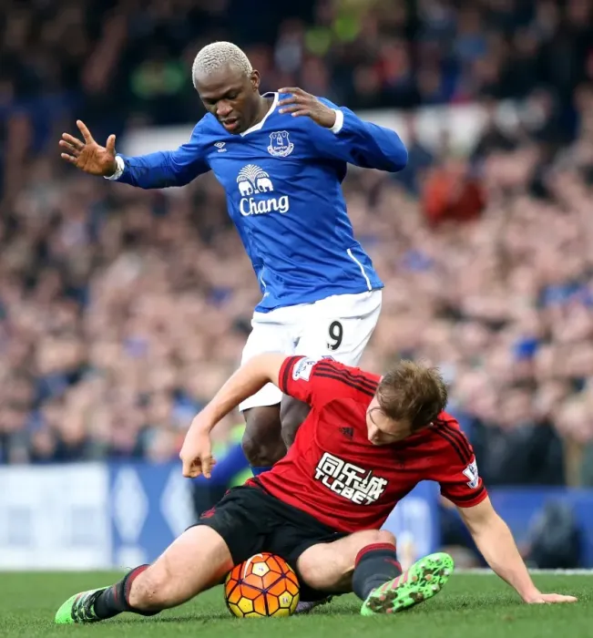 Framed Print : Battle for the Ball: Arouna Kone vs. Craig Dawson - Everton vs. West Bromwich Albion Framed Print : Battle for the Ball: Arouna Kone vs. Craig Dawson - Everton vs. West Bromwich Albion