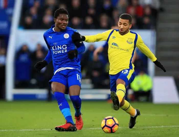 Framed Print : Battle for the Ball: Leicester City vs. Everton - Premier League Framed Print : Battle for the Ball: Leicester City vs. Everton - Premier League