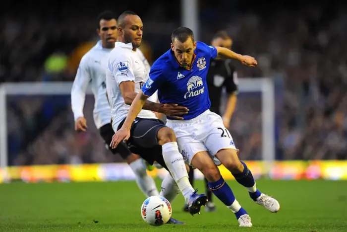 Framed Print : Battle for the Ball: Osman vs. Kaboul - Everton vs. Tottenham Premier League Clash (10 March 2012, Goodison Park) Framed Print : Battle for the Ball: Osman vs. Kaboul - Everton vs. Tottenham Premier League Clash (10 March 2012, Goodison Park)