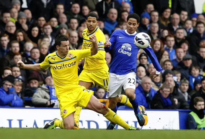 Framed Print : Battle for the Ball: Steven Pienaar vs. Ian Harte - Everton's Triumph (3-1 over Reading, Goodison Park, 02-03-2013) Framed Print : Battle for the Ball: Steven Pienaar vs. Ian Harte - Everton's Triumph (3-1 over Reading, Goodison Park, 02-03-2013)
