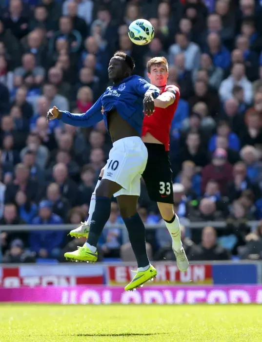 Framed Print : Battle at Goodison Park: Lukaku vs McNair - A Premier League Rivalry Framed Print : Battle at Goodison Park: Lukaku vs McNair - A Premier League Rivalry