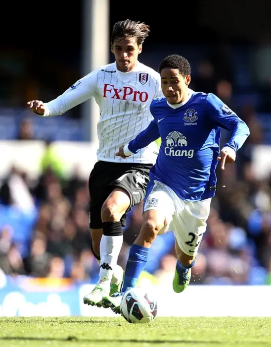 Framed Print : Battle at Goodison Park: Pienaar vs. Ruiz Showdown (Everton 1-0) Framed Print : Battle at Goodison Park: Pienaar vs. Ruiz Showdown (Everton 1-0)