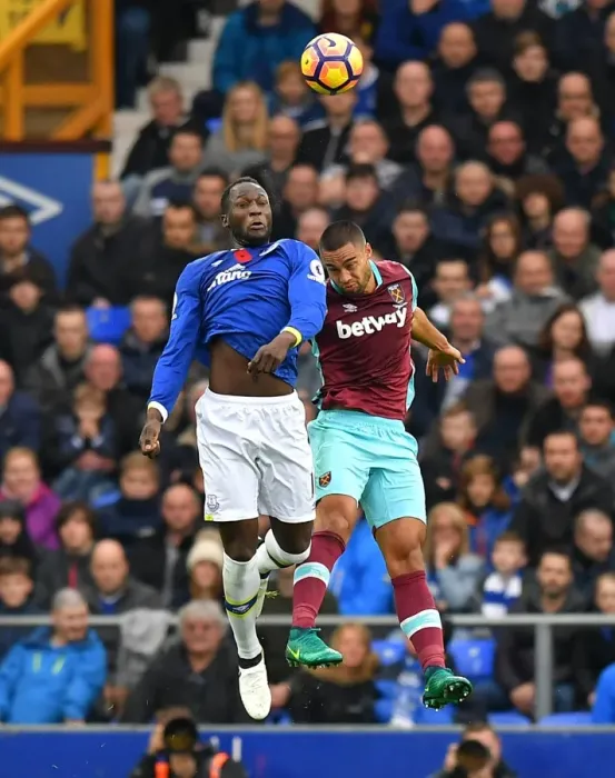Framed Print : A Battle for Supremacy: Lukaku vs Reid - Everton vs West Ham United at Goodison Park Framed Print : A Battle for Supremacy: Lukaku vs Reid - Everton vs West Ham United at Goodison Park