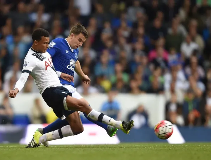 Framed Print : Battle of White Hart Lane: A Clash Between Dele Alli and Seamus Coleman Framed Print : Battle of White Hart Lane: A Clash Between Dele Alli and Seamus Coleman