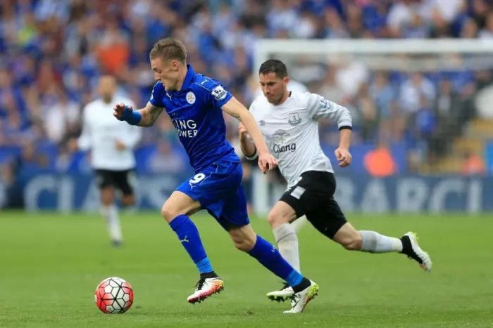 Framed Print : Battleground Premier League: Vardy vs. Oviedo - Leicester City vs. Everton: A Tactical Showdown Framed Print : Battleground Premier League: Vardy vs. Oviedo - Leicester City vs. Everton: A Tactical Showdown