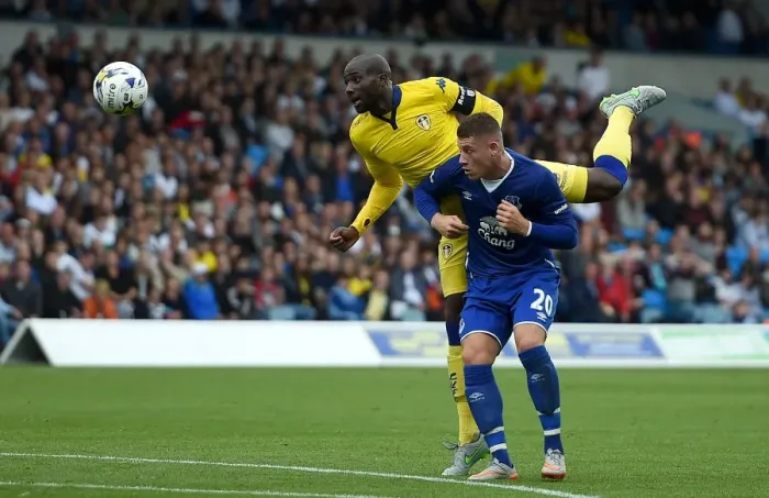 Framed Print : Battling for Control: Ross Barkley vs. Sol Bamba - Everton's Pre-Season Battle at Elland Road Framed Print : Battling for Control: Ross Barkley vs. Sol Bamba - Everton's Pre-Season Battle at Elland Road
