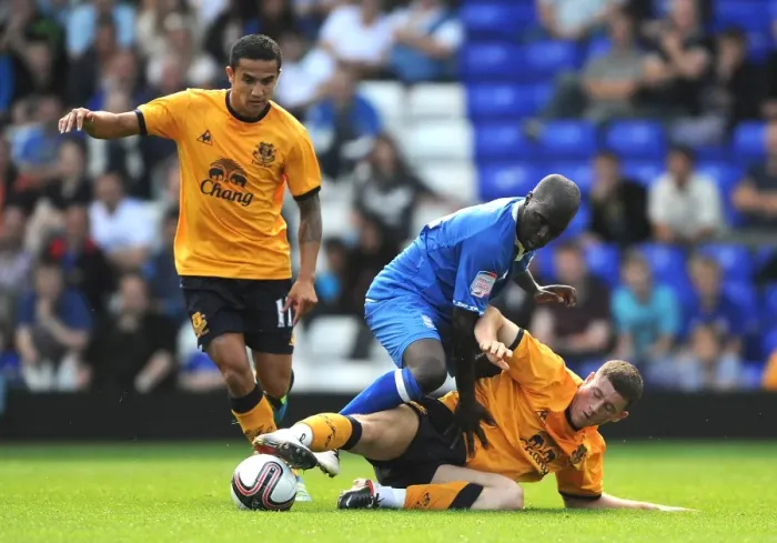 Framed Print : Battling for Control: Ross Barkley vs. Morgaro Gomis - Birmingham City vs. Everton Pre-Season Clash (July 2011) Framed Print : Battling for Control: Ross Barkley vs. Morgaro Gomis - Birmingham City vs. Everton Pre-Season Clash (July 2011)
