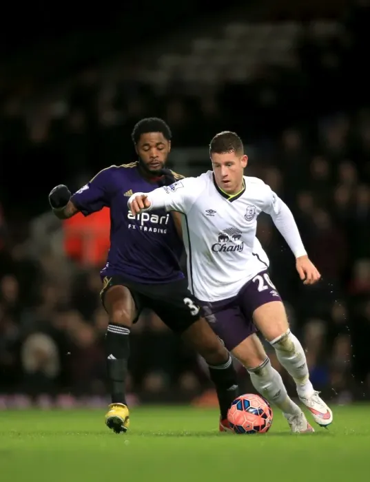 Framed Print : Battling for FA Cup Glory: A Clash Between Alex Song and Ross Barkley