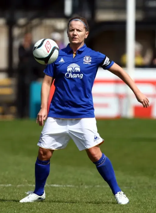 Framed Print : Becky Easton, Everton Ladies Framed Print : Becky Easton, Everton Ladies