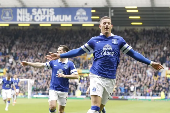 Framed Print : Bittersweet Triumph: Ross Barkley's Strike in Everton's 3-2 Loss to Manchester City (Barclays Premier League, Goodison Park, 03-05-2014) Framed Print : Bittersweet Triumph: Ross Barkley's Strike in Everton's 3-2 Loss to Manchester City (Barclays Premier League, Goodison Park, 03-05-2014)