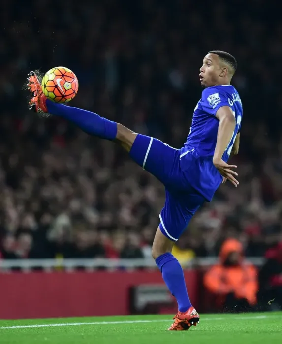 Framed Print : Brendan Galloway's Defiant Performance: Arsenal vs. Everton at Emirates Stadium Framed Print : Brendan Galloway's Defiant Performance: Arsenal vs. Everton at Emirates Stadium