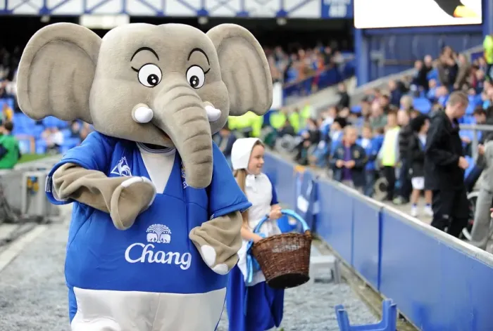 Framed Print : Changi the Elephant Roars: Everton vs Aston Villa at Goodison Park, Barclays Premier League Framed Print : Changi the Elephant Roars: Everton vs Aston Villa at Goodison Park, Barclays Premier League