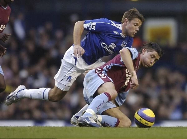 Clash of Beattie and Cahill: Everton vs Aston Villa, 11 / 11 / 06