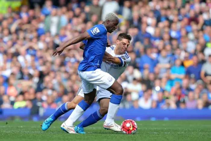 Framed Print : Clash at Goodison Park: Arouna Kone vs. Cesar Azpilicueta - Everton vs. Chelsea Framed Print : Clash at Goodison Park: Arouna Kone vs. Cesar Azpilicueta - Everton vs. Chelsea