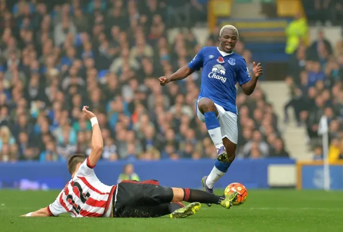 Framed Print : Clash at Goodison Park: A Battle Between Arouna Kone and Sebastian Coates Framed Print : Clash at Goodison Park: A Battle Between Arouna Kone and Sebastian Coates