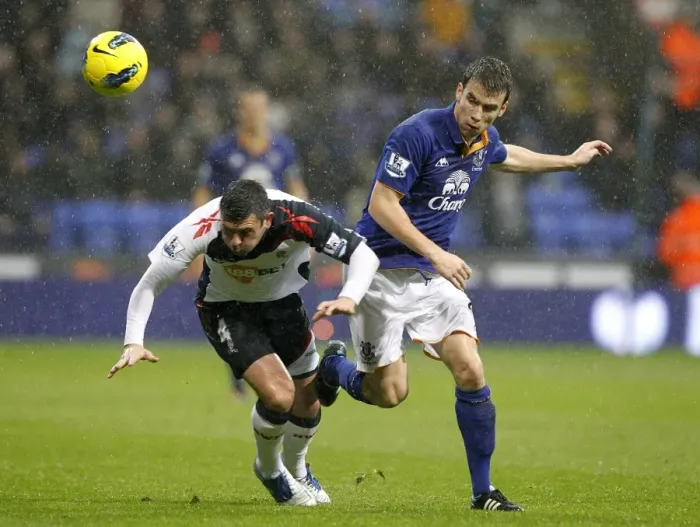 Framed Print : Clash at Reebok: Seamus Coleman vs. Paul Robinson - Everton vs. Bolton Wanderers (26 November 2011) Framed Print : Clash at Reebok: Seamus Coleman vs. Paul Robinson - Everton vs. Bolton Wanderers (26 November 2011)