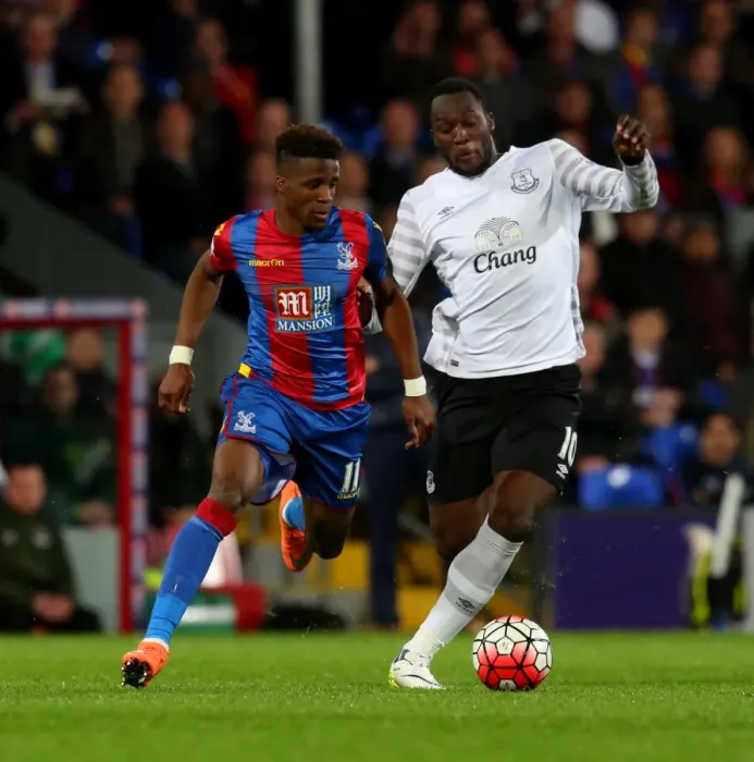 Framed Print : Clash at Selhurst Park: A Premier League Battle between Zaha and Lukaku Framed Print : Clash at Selhurst Park: A Premier League Battle between Zaha and Lukaku
