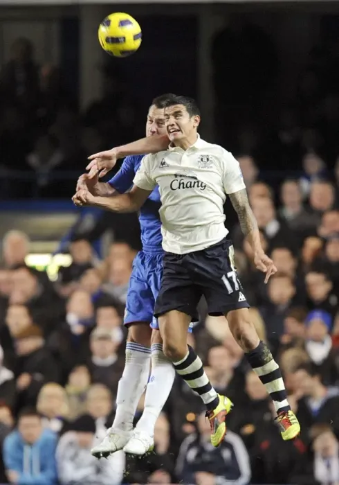 Framed Print : Clash of Titans: John Terry vs. Tim Cahill - Chelsea vs. Everton, Premier League Showdown (4 December 2010, Stamford Bridge) Framed Print : Clash of Titans: John Terry vs. Tim Cahill - Chelsea vs. Everton, Premier League Showdown (4 December 2010, Stamford Bridge)