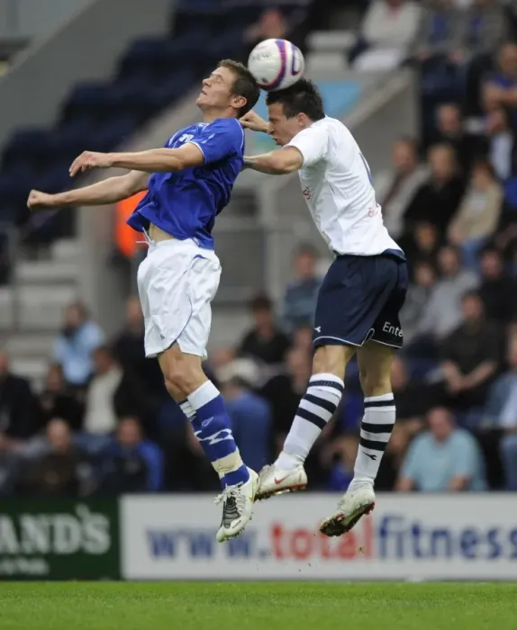 Framed Print : Clash of the Titans: Jutkiewicz vs St Ledger - Everton vs Preston North End, 2008 Pre-Season Friendly Framed Print : Clash of the Titans: Jutkiewicz vs St Ledger - Everton vs Preston North End, 2008 Pre-Season Friendly