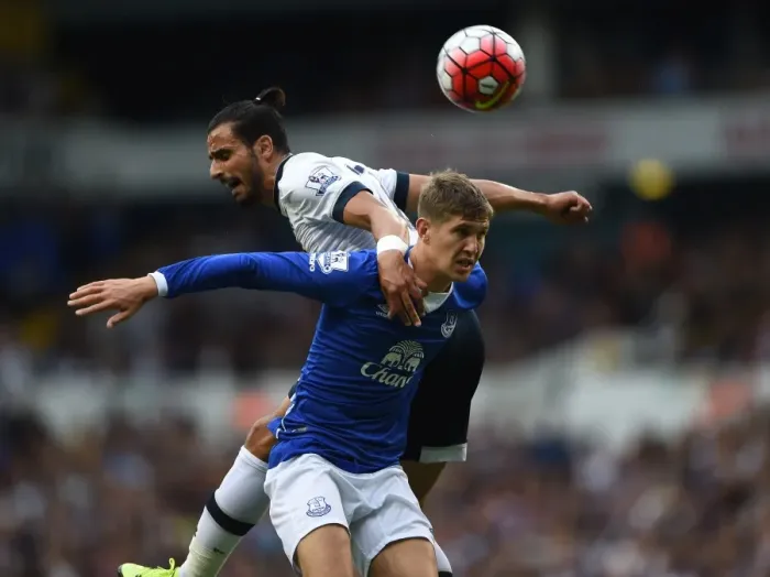 Framed Print : Clash at White Hart Lane: Stones vs. Chadli - Everton vs. Tottenham Hotspur, Premier League Showdown Framed Print : Clash at White Hart Lane: Stones vs. Chadli - Everton vs. Tottenham Hotspur, Premier League Showdown