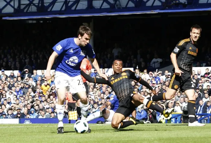 Framed Print : Cole vs. Cole: A Premier League Showdown - Everton vs. Chelsea (22 May 2011) Framed Print : Cole vs. Cole: A Premier League Showdown - Everton vs. Chelsea (22 May 2011)