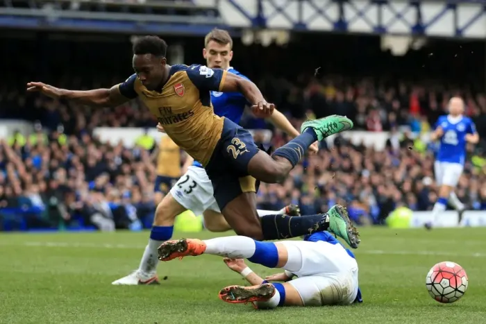 Framed Print : Danny Welbeck's Reaction: A Tough Encounter at Goodison Park - Everton vs Arsenal, Barclays Premier League Framed Print : Danny Welbeck's Reaction: A Tough Encounter at Goodison Park - Everton vs Arsenal, Barclays Premier League