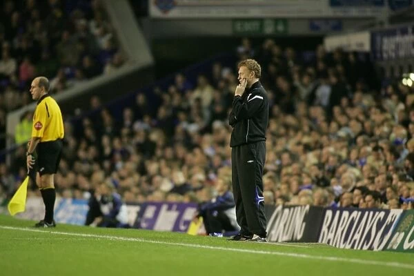 David Moyes is pensive on the sidelines