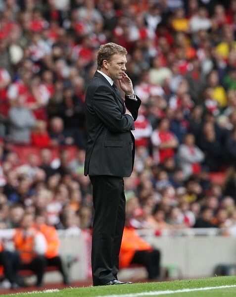 David Moyes and Everton Face Off Against Arsenal in Barclays Premier League Showdown at Emirates Stadium, October 2008
