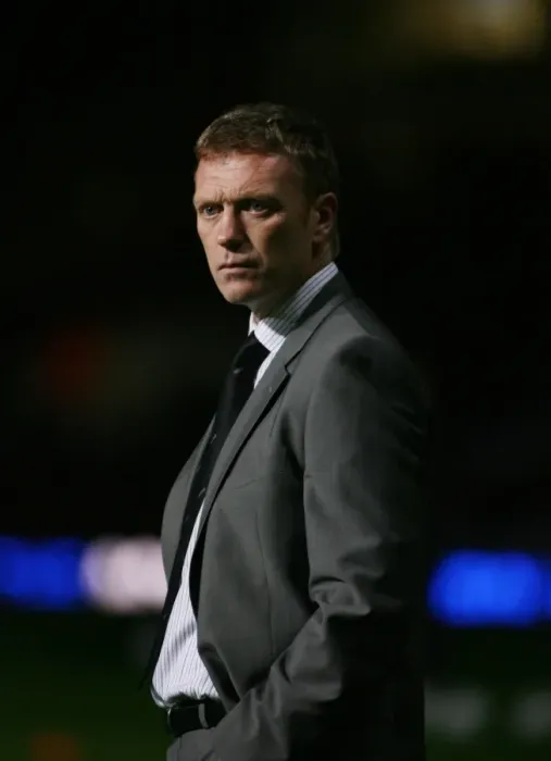 Framed Print : David Moyes, Everton Manager: Pre-Match at Carling Cup Quarterfinal vs West Ham United (2007)
