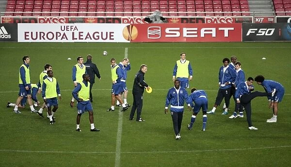David Moyes Guides Everton FC Training Ahead of Europa League Showdown with Benfica