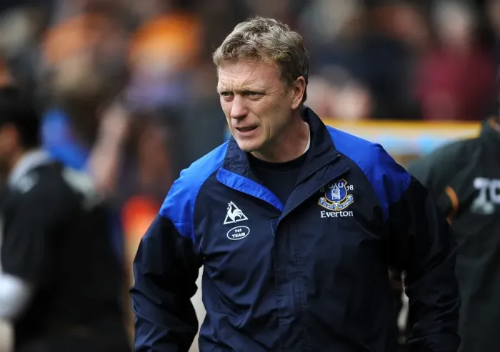 Framed Print : David Moyes Unwavering Determination: Everton's Battle at Molineux (06.05.2012)