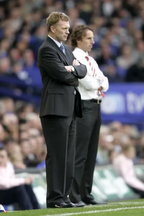 Framed Print : David Moyes vs. Gareth Southgate: Everton vs. Middlesbrough, Barclays Premier League, Goodison Park, September 30, 2007