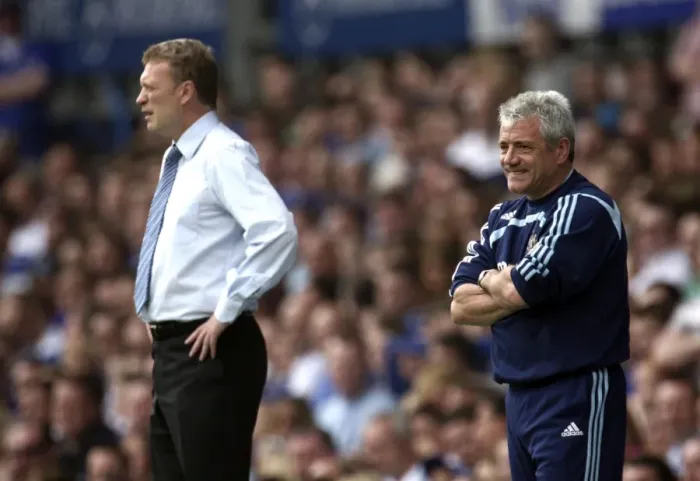 Framed Print : David Moyes vs. Kevin Keegan: A Premier League Battle at Goodison Park - Everton vs. Newcastle United Framed Print : David Moyes vs. Kevin Keegan: A Premier League Battle at Goodison Park - Everton vs. Newcastle United