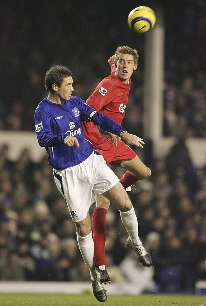 David Weir goes up against Peter Crouch
