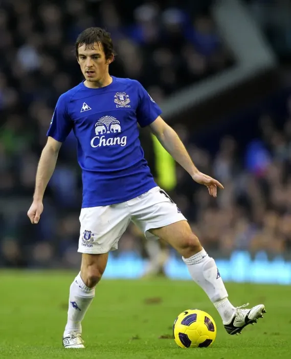 Framed Print : Decisive Moment: Leighton Baines at Goodison Park - Everton vs Wigan Athletic, Barclays Premier League (11 December 2010) Framed Print : Decisive Moment: Leighton Baines at Goodison Park - Everton vs Wigan Athletic, Barclays Premier League (11 December 2010)