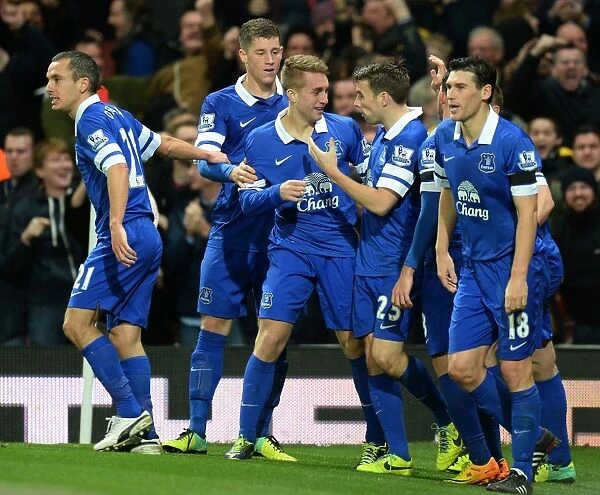 Delofeu's Equalizer: Arsenal 1-1 Everton (Barclays Premier League, Emirates Stadium, December 8, 2013)