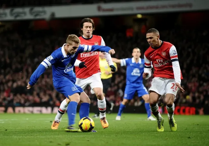 Framed Print : Delofeu's Stunner: Everton Salvages 1-1 Draw Against Arsenal (08-12-2013, Emirates Stadium) Framed Print : Delofeu's Stunner: Everton Salvages 1-1 Draw Against Arsenal (08-12-2013, Emirates Stadium)