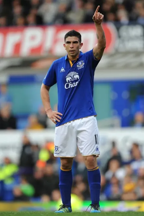 Framed Print : Denis Stracqualursi in Action: Everton vs. Wigan Athletic, Barclays Premier League (September 17, 2011) Framed Print : Denis Stracqualursi in Action: Everton vs. Wigan Athletic, Barclays Premier League (September 17, 2011)