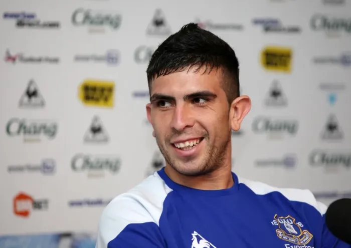 Framed Print : Denis Stracqualursi's Welcome: Everton's New Signing Unveiled at Finch Farm Press Conference Framed Print : Denis Stracqualursi's Welcome: Everton's New Signing Unveiled at Finch Farm Press Conference